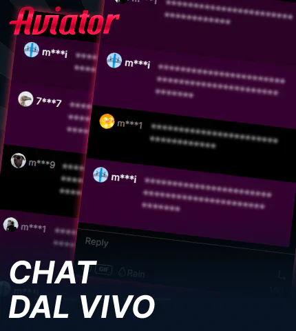 Chat online su Aviator