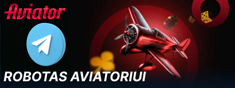 Telegramos signalo robotas Aviator žaidėjams