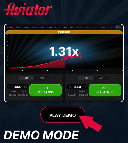 Demo mode in Aviator game for Nigerian players