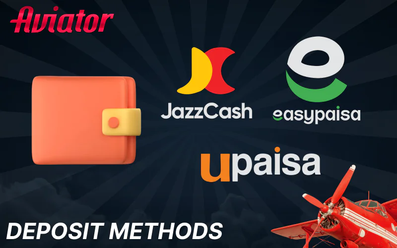 Deposit methods in Aviator game for Pakistan players