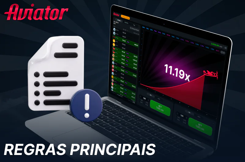 Regras básicas do Aviator