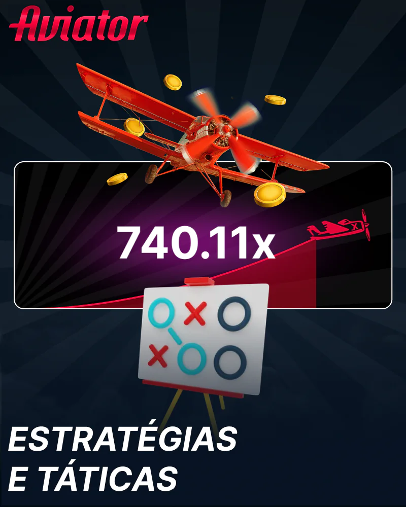 Táticas no jogo Aviator