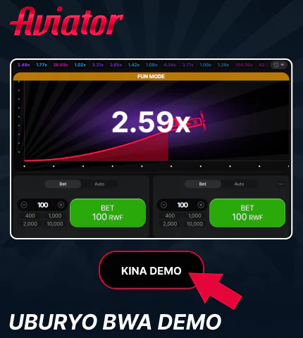 Uburyo bwa demo mu mukino wa Aviator ku bakinnyi bo muri Rwanda