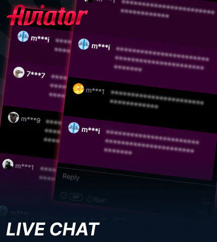 Online chat in Aviator Kenya