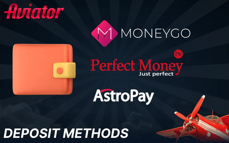 Deposit methods in Aviator game for South Africa players