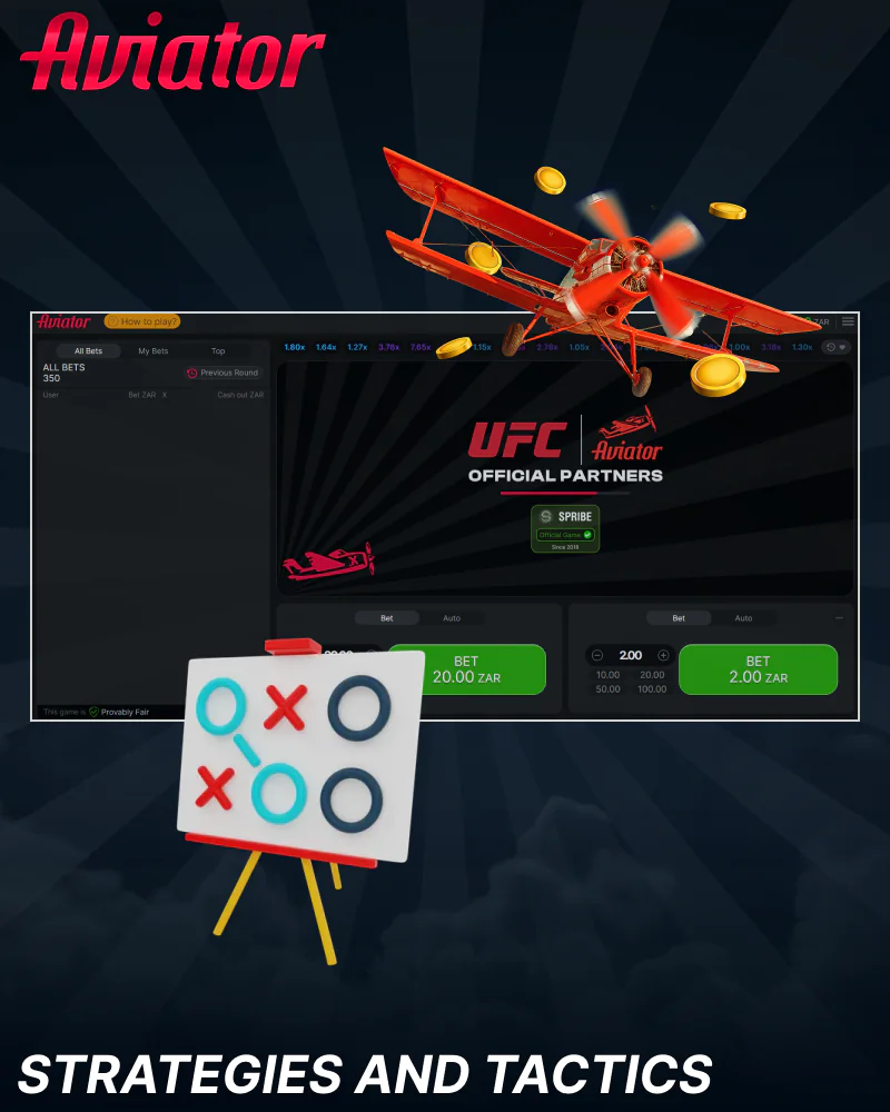 Tactics in Aviator game for South Africa players