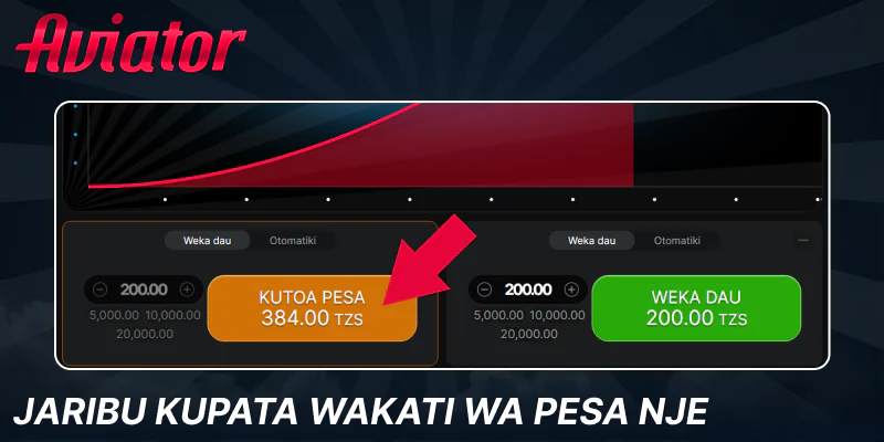 Kusanya zawadi yako katika mchezo wa Aviator