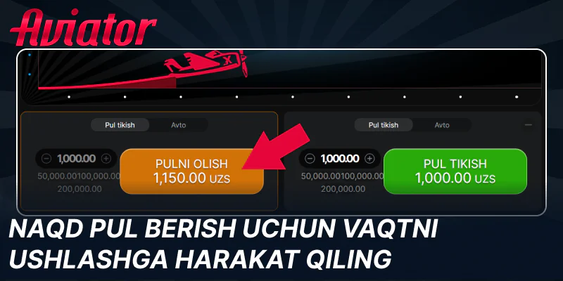 Aviator o'yinida sovriningizni to'plang
