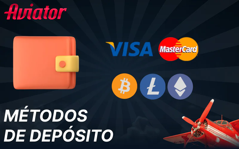 Métodos de depósito no jogo Aviator
