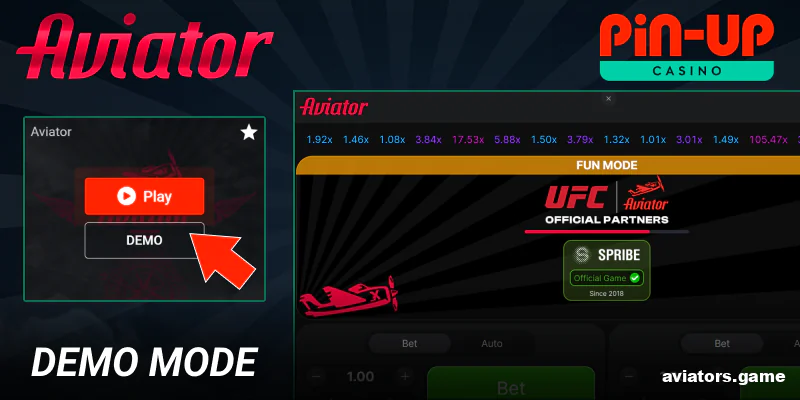 Pin Up Aviator demo for Indian players