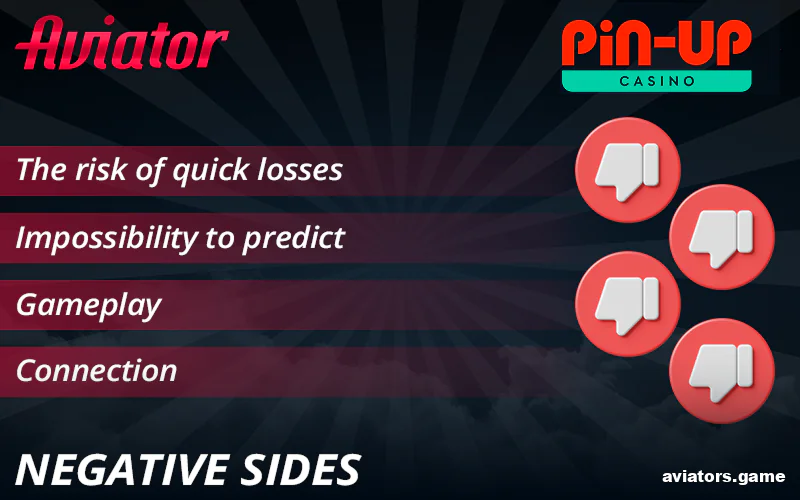 Weaknesses of Pin Up Aviator for Indian players